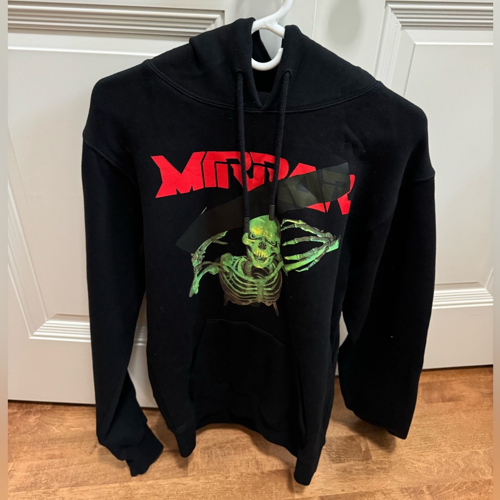 Off-White c/o Virgil Abloh Black Skull Mirror Hoodie